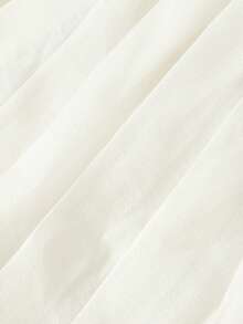 SHEIN MOD Women's Khaki Fitted Ruffled Bubble Hem Organza Mini Dress, Perfect For Valentine's Day, Dates, Vacations, Weddings, Birthday Dress. - Apricot - View 3