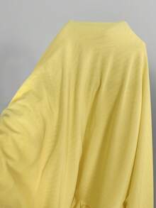 SHEIN BAE 秋冬女士优雅不对称系带修身鱼尾连衣裙，饰有金属扣，适合鸡尾酒会、浪漫约会、叠穿、派对、万圣节、圣诞节等场合。 - 黃色 - 查看 7