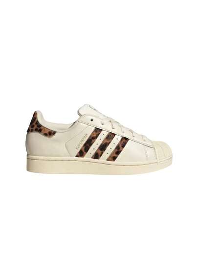 Adidas Superstar II Women Shoes Cream White / Preloved Brown / Gold Metallic HQ2696
