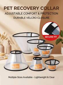 PETSIN 1PC Elizabeth Circle Pet Head Cover Protective Shield Dog Beauty Cover Bathing Dog And Cat Scratch Prevention Elizabeth Circle - White - View 7