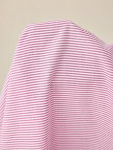 MaterniWear 夏季孕妇装 工作服 孕妇工作套装 孕妇工作连衣裙 这款优雅的粉色条纹棉质连衣裙非常适合孕妇，适合工作或休闲场合。它舒适透气，并配有可调节的抽绳腰带，确保贴合身形。它具有经典的复古风格。孕妇夏季休闲条纹腰带连衣裙 女士连衣裙 Zanzea 女士连衣裙 女士连衣裙 女士休闲连衣裙 女士夏季连衣裙 棉质连衣裙 女士吊带裙 条纹连衣裙 女士野餐连衣裙 女士度假套装 女士休闲连衣裙 孕妇装 棉质中长连衣裙 - 粉色 - 查看 7