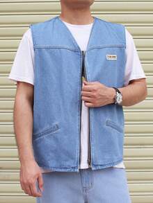 Manfinity Homme Men Denim Jackets - Light Wash - View 1