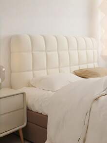 Cream-Style Thick, Elastic, Fully Enclosed Headboard Cover – Brand New, Suitable For All Seasons. Complete Set Of Soft Headboard Covers. - Multicolor - View 1