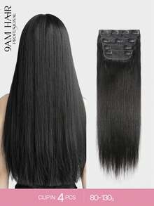 Clip In Hair Extensions Human Hair, 8-24 Inch Clip In Extensions For Women, Invisible Straight Seamless Clip Ins Hair Extensions 4pcs Double Weft #1B Natural Black - Natural Black - View 17