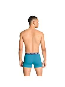 Puma Men's Trunks Soft Stretchy Quick-Dry Gym Travel Sports 701232894-002 - Blue - View 3