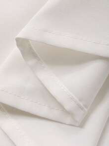 DAZY Young Girls Lace Ruffle Collar Long Sleeve Dress, Fall Outfit - White - View 8