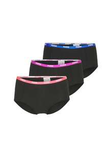 Puma 3 Pack Women's Briefs - Svart - Visa 1