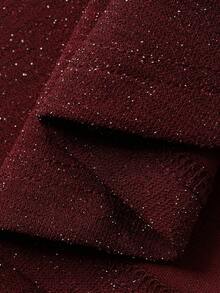 Women Midi Dresses - Bordeaux - View 3
