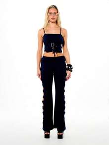 SUMWON WOMEN 女裤 - 藏蓝色 - 查看 4