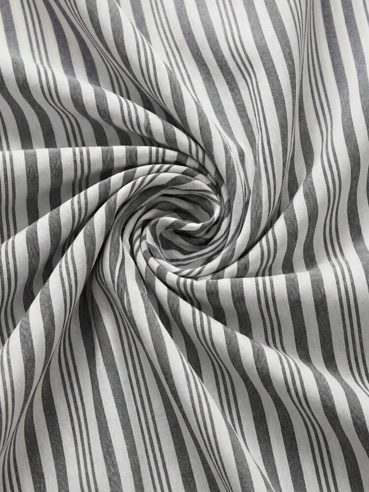 Plus Size Women's Summer Casual Vacation Country Striped Round Neck Short Sleeve Long Dress,Summer Holiday,Spring Break Outfits ,Vacation Outfits Women ,Holiday Outfits For Women,Going Out Outfits,2026 New Clothes,Simple And Fashionable For Everyday Wear,Suitable For Summer, Vacation, Daily Wear,Casual Dresses For Women,Flowy Dress , Long Summer Dress, Women Vacation Dress, Casual Long Dress,Beach Outfits For Women