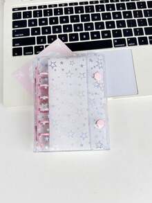 Zazumi 1 A7 Size Portable Transparent Binder, Can Be Used As A Transparent Sticker Book, Sticker Book, Photo Storage Bag, Photo Album, Budget Planner, Diary Notebook, Office Supplies - Multicolor - View 16