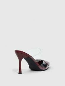CUCCOO SZL Women's Fashion Versatile Pointed Toe Pumps - Burgundy - View 4