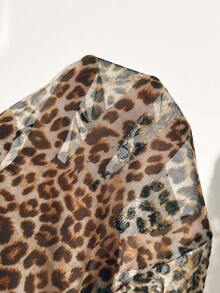 Bare Chapter Women's Lace Patchwork Leopard Print Comfortable Jumpsuit - Multicolor - View 8