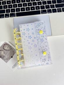 Zazumi 1 A7 Size Portable Transparent Binder, Can Be Used As A Transparent Sticker Book, Sticker Book, Photo Storage Bag, Photo Album, Budget Planner, Diary Notebook, Office Supplies - Multicolor - View 21