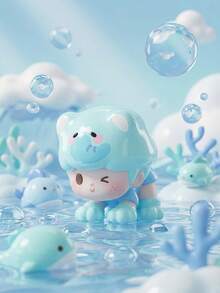 POKOJA LAND Blind Box (Non-Plush Filling) Cute Cartoon Character Decorative Figurine - Tide play blind box - View 3