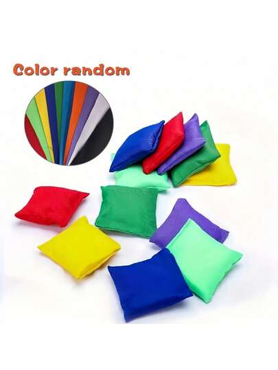 5pcs/9pcs Cornhole Bean Bags, 1.97inch Beanbags, Toss Game, Square Beanbag, Throw Bags, Throw Beach Bags, Lawn Games, Outdoor Games And Activities