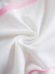 HELLO KITTY AND FRIENDS | SHEIN 女士卡通印花吊带背心和比基尼内裤休闲日常内衣套装 - 淺粉色 - 查看 5