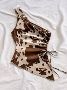 Soleia Đầm ôm sát không tay màu be dệt kim jacquard dành cho nữ, thích hợp cho kỳ nghỉ hè, có dây rút ở eo, phù hợp cho tiệc tùng, hẹn hò, ngày Valentine, lễ Phục sinh, lễ hội, tiệc trà chiều, đi biển, du thuyền, kỳ nghỉ thành phố. - Màu Khaki - Xem 6