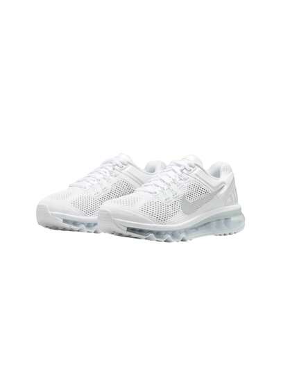 Nike Air Max 2013 Older Kids Shoes White / Black / Metallic Silver 555426-101