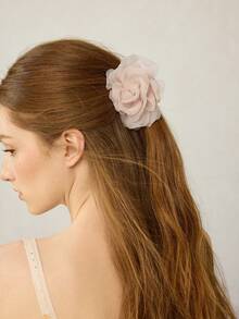 MOTF PREMIUM KẸP TÓC HÌNH HOA 3D THỜI TRANG & THANH LỊCH DÀNH CHO NỮ - Màu hồng nhạt - Xem 2