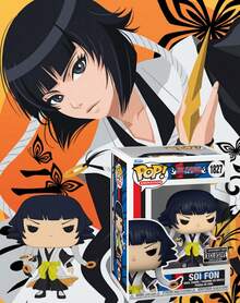 Funko Pop! Animation Bleach Soi Fon Vinyl Figure #1827, Entertainment Earth Exclusive Sticker, Boxed Window Display Collectible, Cute Desk Decor, Gift For Fans - 1PC - View 3