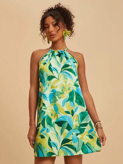 Travachic Vacation Chiffon Printed Off-Shoulder Loose Short Dress For Women,Vacation Casual Terno Outfit For Women,Summer Holiday Outfits,Spring Break Outfits,Party Outfit,Beach Outfit,Spring Clothing,Valentine's Day,Valentine Outfits For Women,Carnival Costume,Elegant,Floral,Carnival,Spring To Summer ,Party ,Summer Dress,Wedding Guest Dress For Women,Birthday Dress,Party Dress,Elegant Dresses For Women,Floral Dress,Summer Dress,Carnival Costume, Mexican Style Dress Women Boho Dress For Women