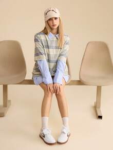 CUCCOO EASI 女士米色休闲运动鞋，圣诞节必备 - 米白色 - 查看 10