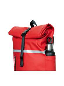 Up Roll Bike Unisex Cycling Backpack Tarp Red - Tarp Red - View 4