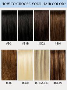 Extensiones de cabello humano con cinta de PU, sin pegamento, cinta adhesiva, piel sintética de PU sin costuras, 40G-50G, para cabello fino, con clips, cintas y micro enlaces cosidos previamente sellados - S18A-613 - Ver 12