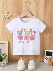 2025 女童定制基础款短袖 - 黑色双面磨毛牛奶丝 - 认证内衣 - 白色 - 查看 3