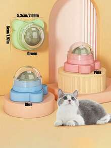 PETSIN 1 只猫薄荷玩具，猫零食，猫用洁齿草，猫咪趣味玩具，耐咬小猫玩具，猫薄荷旋转球，玩具 - 彩色 - 查看 24