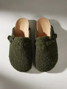 Solecia Women Flats - Dark Green - View 2