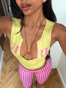 StreetHx 女士时尚彩色背心短裤两件套 - 彩色 - 查看 7