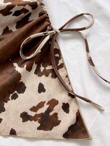 Soleia Đầm ôm sát không tay màu be dệt kim jacquard dành cho nữ, thích hợp cho kỳ nghỉ hè, có dây rút ở eo, phù hợp cho tiệc tùng, hẹn hò, ngày Valentine, lễ Phục sinh, lễ hội, tiệc trà chiều, đi biển, du thuyền, kỳ nghỉ thành phố. - Màu Khaki - Xem 5