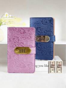 Sổ tiết kiệm có mật khẩu bảo vệ, có các màu tím, xanh dương, đen và hồng với vẻ ngoài tinh tế, họa tiết trang nhã, giúp bạn dễ dàng bắt đầu kế hoạch tiết kiệm nhỏ của mình. - Xám - Xem 3