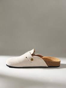 Solecia Ladies Commuting Fashion Versatile Daily Travel Casual Half Slippers - Off-white - View 4
