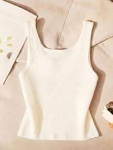 Glimmora Women's Minimalist Print Sleeveless Tank Top - Multicolor - View 2