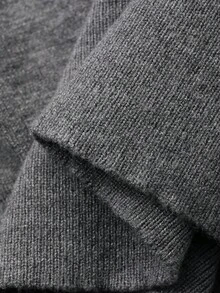 DAZY Women Sleeveless Solid Color Knit Top With Collar - Grey - View 7