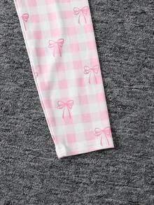 SHEIN 少女休闲针织吊带背心和短裤套装，日常家居服 - 白色 - 查看 4