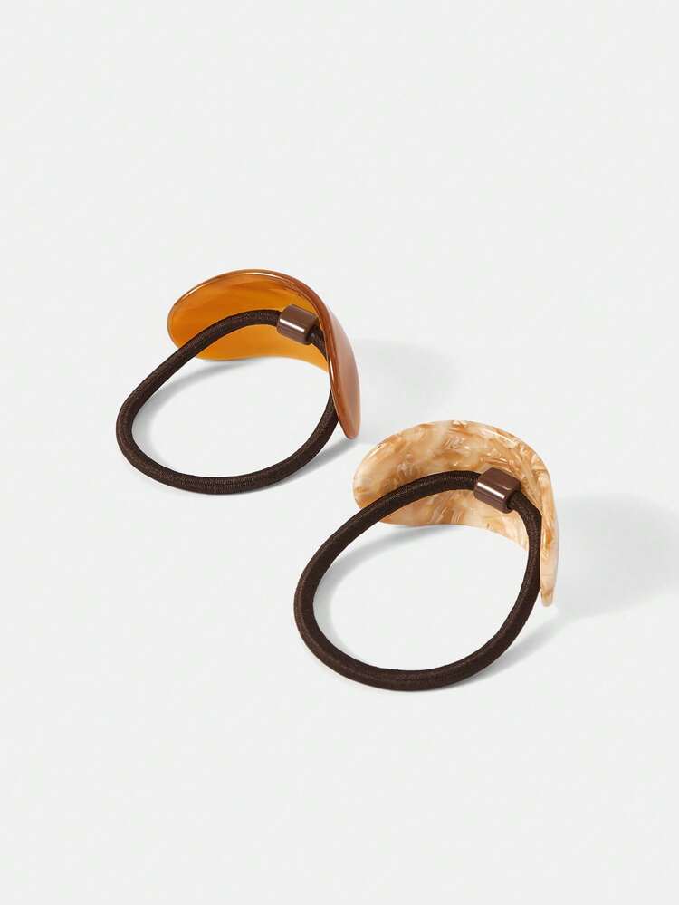 2 ACETIC ACID SEMICIRCULAR HEADBANDS