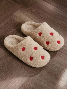 爱家拖鞋 女士室内舒适露趾拖鞋 时尚柔软地板拖把 女士家居拖鞋 室内防滑绒毛拖把 - 卡其色 - 查看 6