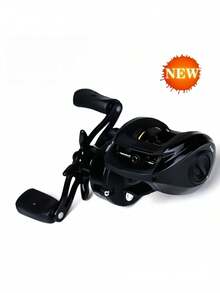 Black Metal Baitcasting Reel Ultra Light Stream Fishing Anti Backlash System Smooth Long Cast Professional Grade Durable Construction - Multicolor - View 2