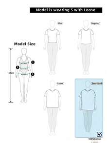 Elaire Anewsta Round Neck Casual Short Sleeve T-Shirt, Suitable For Spring To Summer Holiday - Black - View 4