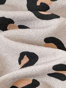 Cozy Pixies 女婴爱心图案针织柔软圆领无袖背心和松紧腰裤两件套 - 黑色 - 查看 3