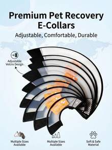 PETSIN 1PC Elizabeth Circle Pet Head Cover Protective Shield Dog Beauty Cover Bathing Dog And Cat Scratch Prevention Elizabeth Circle - White - View 11