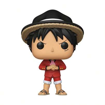  Mô hình Funko Pop! Animation One Piece Monkey D. Luffy bằng nhựa vinyl #2052, hộp trưng bày có cửa sổ, đồ sưu tầm, đồ trang trí bàn làm việc hình chibi dễ thương, quà tặng cho người hâm mộ và nhà sưu tập.