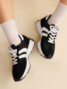 CUCCOO EASI Zapatillas negras de estilo para mujer - Zapatos casuales diarios elegantes y cómodos - Negro - Ver 7