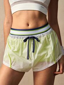 VARSIVA Quần short thể thao ngoài trời nữ, phối màu tương phản, có dây rút và túi ở eo. - Nhiều màu - Xem 8