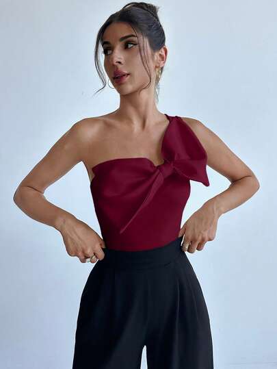 Firerie 女士优雅蝴蝶结装饰无袖紧身衣