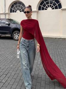 Lumalex Áo kiểu nữ mùa xuân hè thanh lịch màu đỏ tía, vai nhún bèo, không tay, ôm dáng, thích hợp cho kỳ nghỉ xuân/hè, lễ hội, ngày Valentine, tiệc bãi biển, đám cưới, tiệc tùng sang trọng, váy phù dâu, đám cưới và sự kiện, đi chơi, kỳ nghỉ sang trọng, váy dạ hội lấp lánh, tiệc tùng, lễ hội, đi chơi, tiệc ngoài trời, tiệc cưới nhiều lớp, tiệc sinh nhật. - Màu Đỏ Sâu - Xem 7